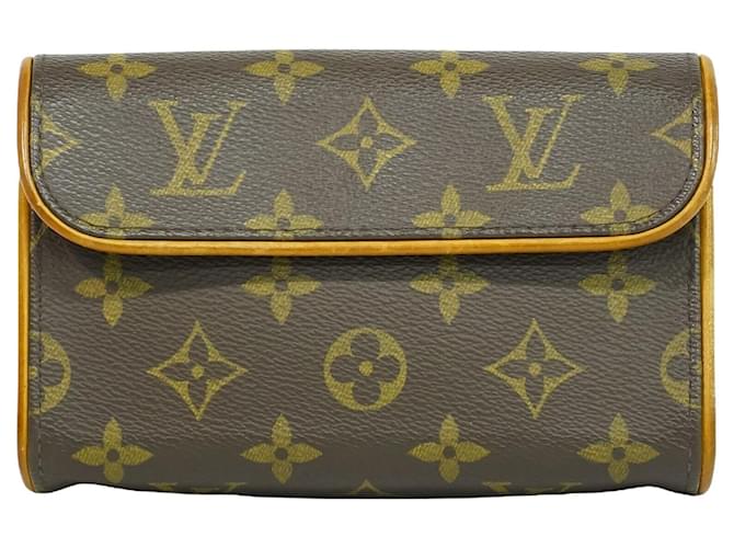 Louis Vuitton Florentine Brown Cloth  ref.1383984