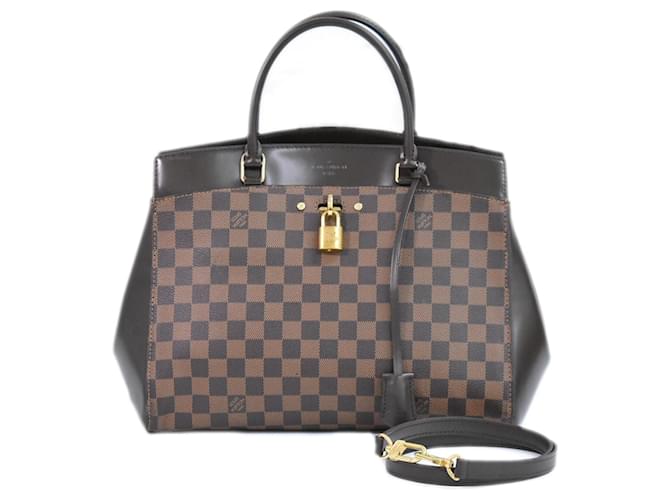 Louis Vuitton Rivoli Marrom Bezerro-como bezerro  ref.1383989