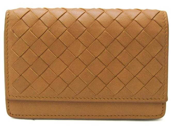 Bottega Veneta Intrecciato Cuir Camel  ref.1384015