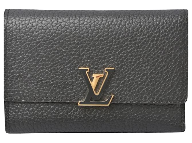 Louis Vuitton Capucines Black Leather  ref.1384053