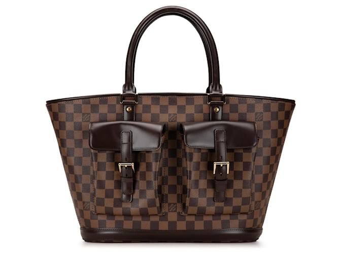 Monoske von Louis Vuitton Braun Leinwand  ref.1384078