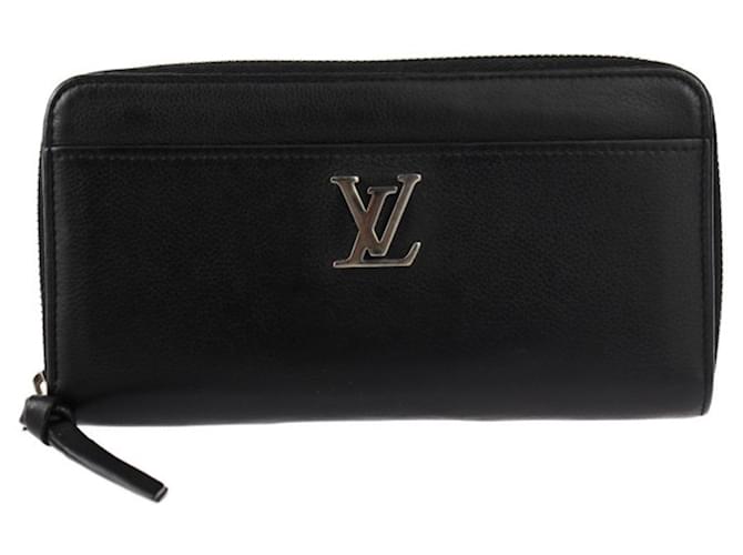 Louis Vuitton Lockme Nero Pelle  ref.1384233