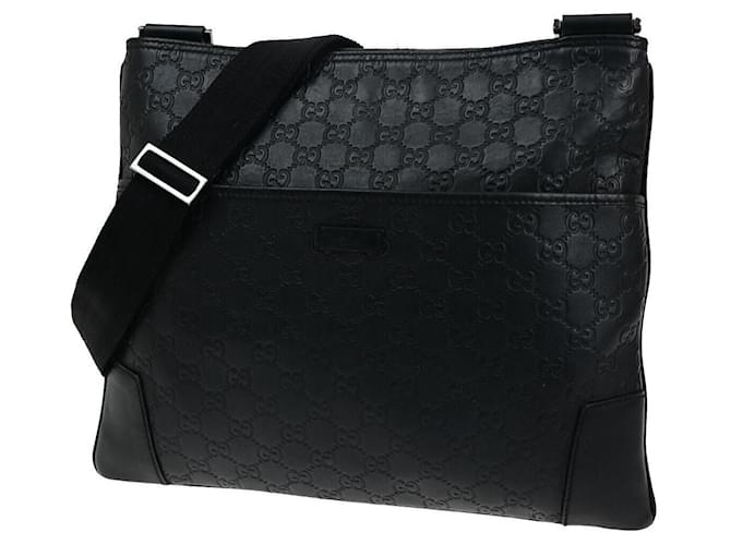 Gucci Guccissima Preto Couro  ref.1384251