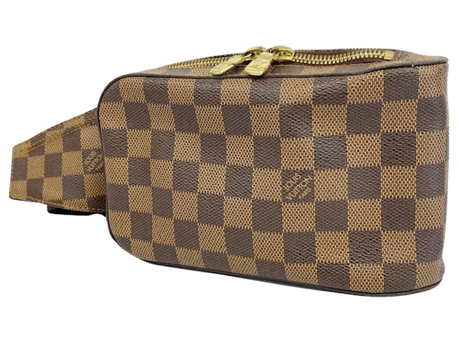 Louis Vuitton Geronimos Marrom Lona  ref.1384305