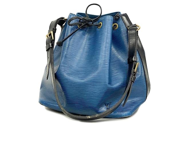 Noe Louis Vuitton Noé Marineblau Leder  ref.1384461