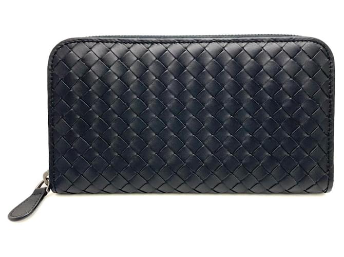 Bottega Veneta Intrecciato Negro Cuero  ref.1384483