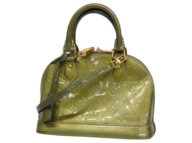 Louis Vuitton Alma BB Verde Pelle  ref.1384607