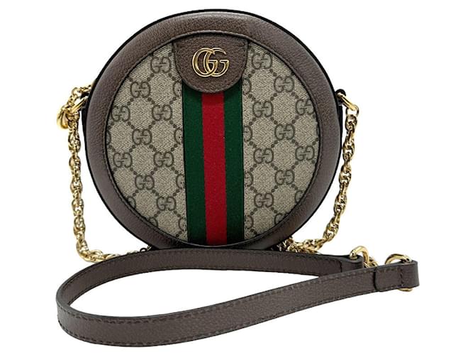 Gucci Ophidia Braun Leinwand  ref.1384666