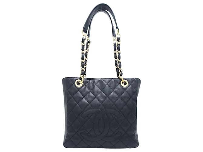 Logo Chanel CC Nero Pelle  ref.1384745