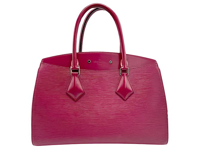 Louis Vuitton Soufflot Pink Leder  ref.1384752