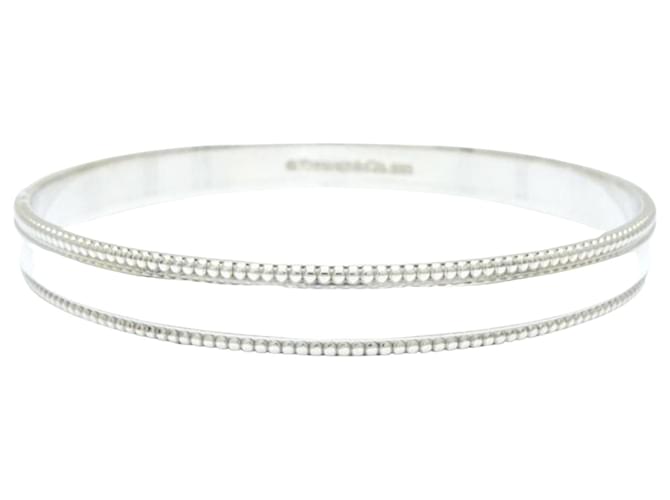 Tiffany & Co Milgrain Silber Geld  ref.1384831