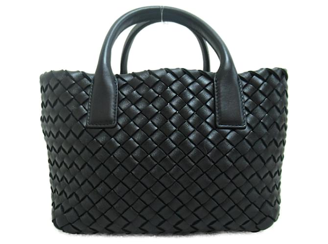 Bottega Veneta Cabat Schwarz Leder  ref.1384833