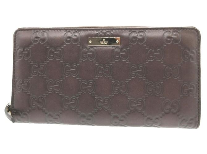 Cubo Gucci Marrone Pelle  ref.1384936