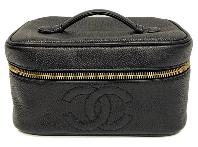 Chanel Vanity Nero Pelle  ref.1384937