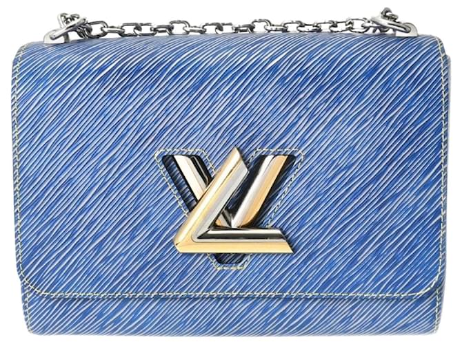 Louis Vuitton Twist Azul Couro  ref.1384971