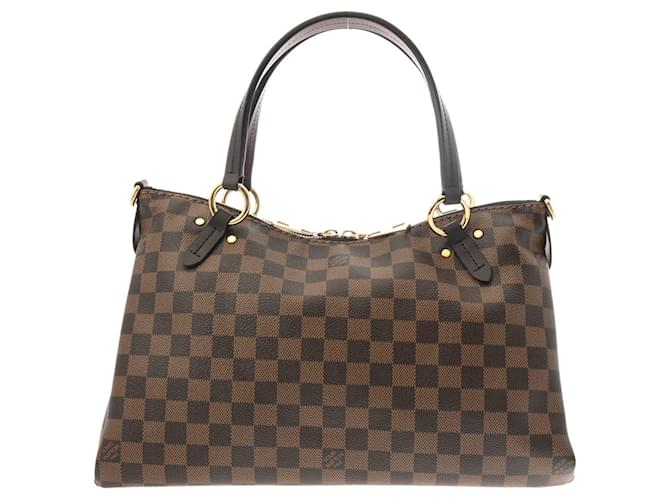 Louis Vuitton Lymington Marrone Tela  ref.1384973