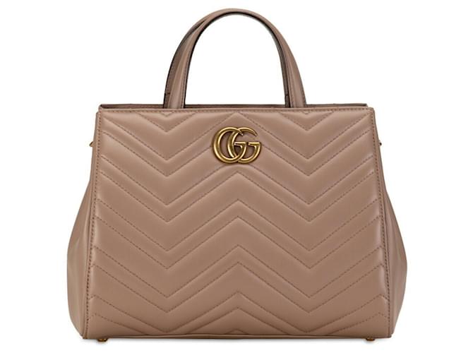 Gucci Marmont Beige Leather  ref.1384997