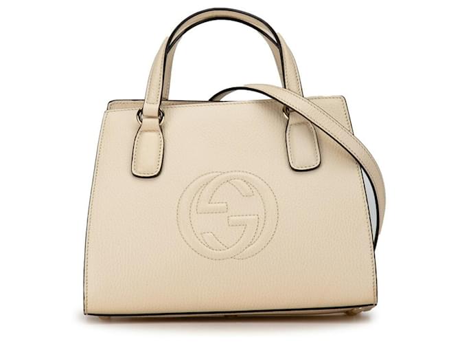 Gucci soho Beige Cuero  ref.1385002