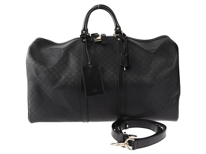 Gucci Diamante Black Leather  ref.1385063