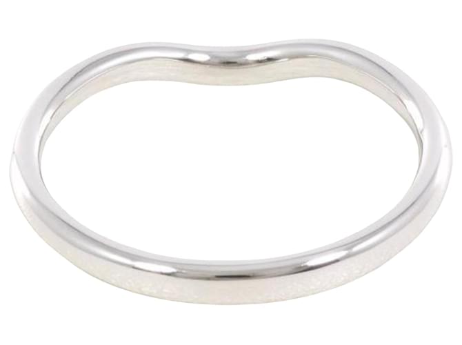 Faixa curva Tiffany & Co Prata Platina  ref.1385161