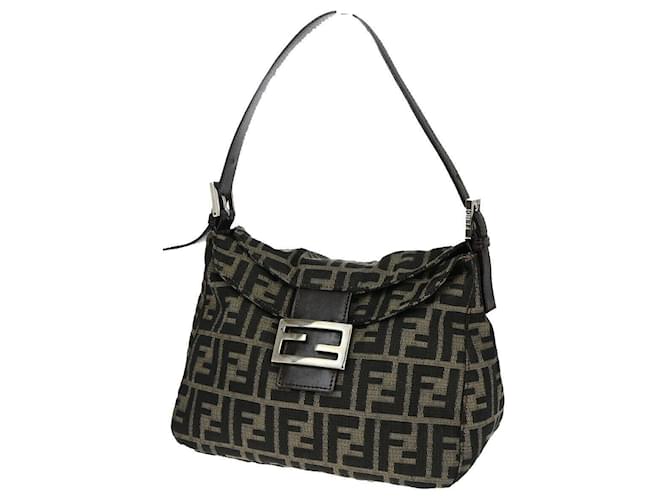 Fendi Zucca Brown Cloth  ref.1385206