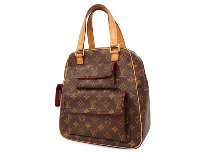 Louis Vuitton Excentri cité Brown Cloth  ref.1385211