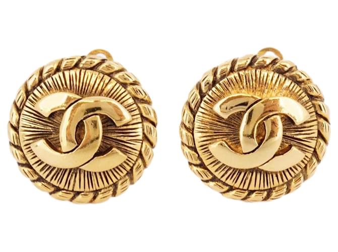 Chanel COCO Mark D'oro Placcato in oro  ref.1385224