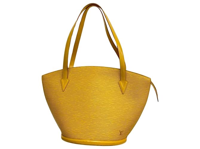 Louis Vuitton Saint Jacques Yellow Leather  ref.1385239