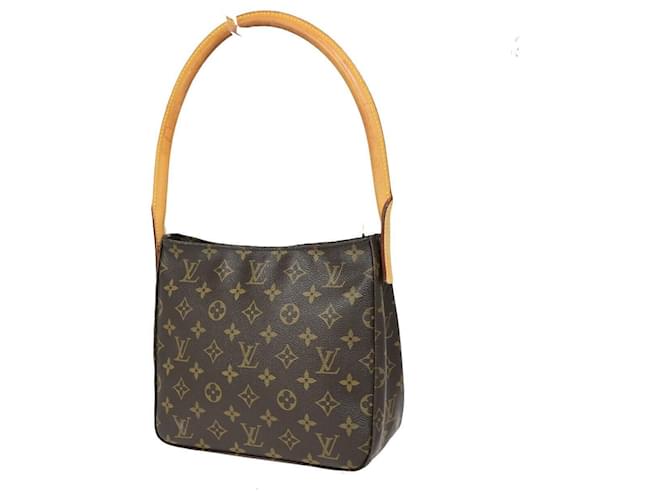 Louis Vuitton Looping MM Brown Gold-plated  ref.1385243