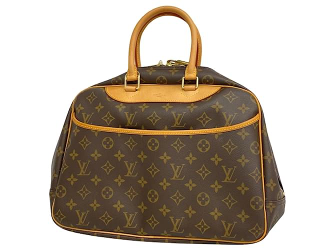 Louis Vuitton Deauville Braun Leinwand  ref.1385261