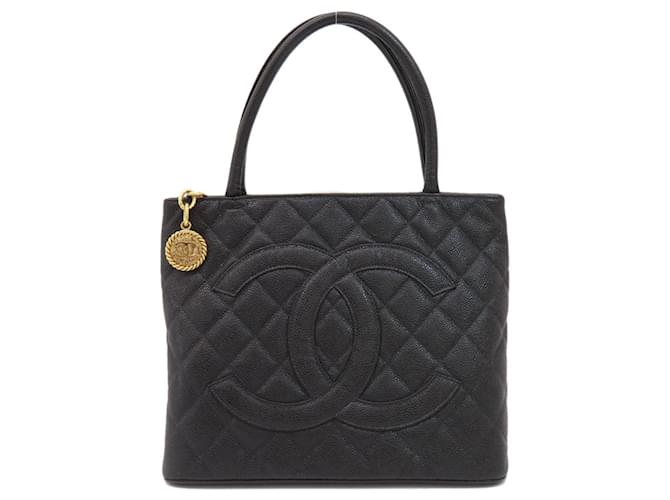 Timeless Chanel Médaillon Nero Pelle  ref.1385270