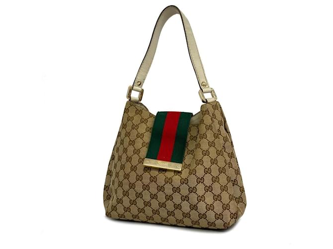 Gucci Ophidia Castaño Lienzo  ref.1385286