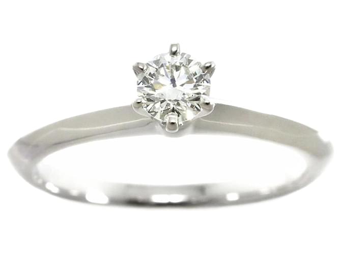 Solitaire Tiffany & Co Platine Argenté  ref.1385309