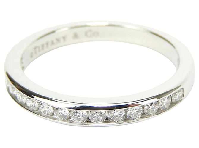 Tiffany & Co Eternity Ring Silvery Platinum  ref.1385317