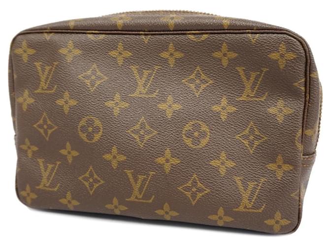 Louis Vuitton Trousse de Toilette Brown Cloth  ref.1385377