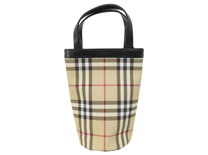 Burberry Nova Check Toile Beige  ref.1385378