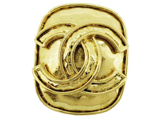 Chanel COCO Mark Dourado Banhado a ouro  ref.1385385