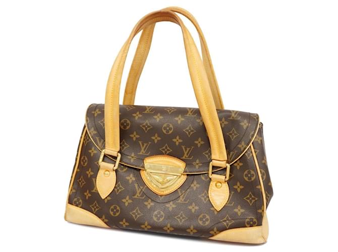 Louis Vuitton Beverly Braun Leinwand  ref.1385401