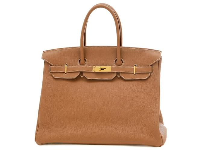 Hermès Birkin 35 Marrone Pelle  ref.1385462