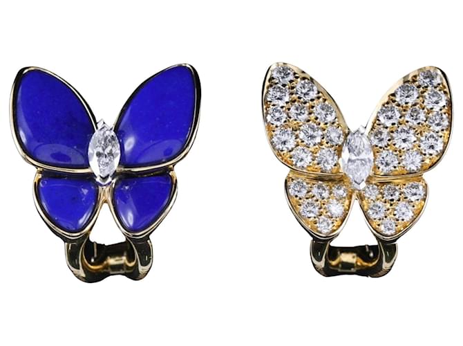 Van Cleef & Arpels Deux Papillons Or jaune Doré  ref.1385469