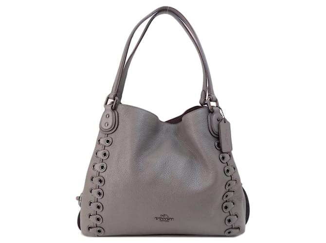 Coach Entraîneur Cuir Gris  ref.1385483