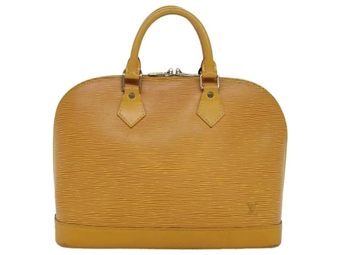 Louis Vuitton Alma Yellow Leather  ref.1385488