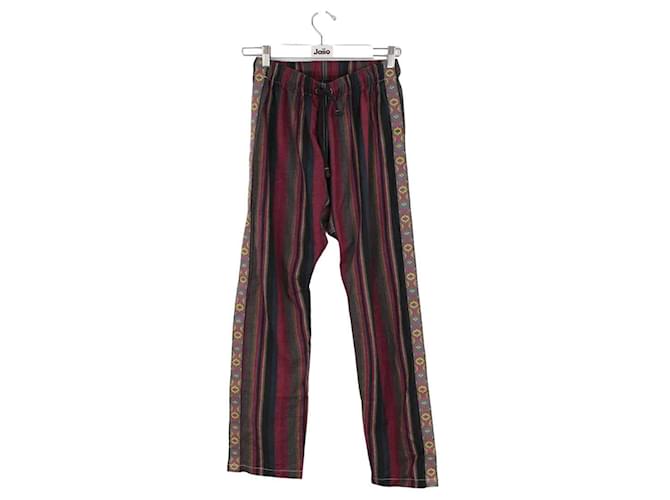 Autre Marque Pantaloni dritti in cotone Multicolore  ref.1385536