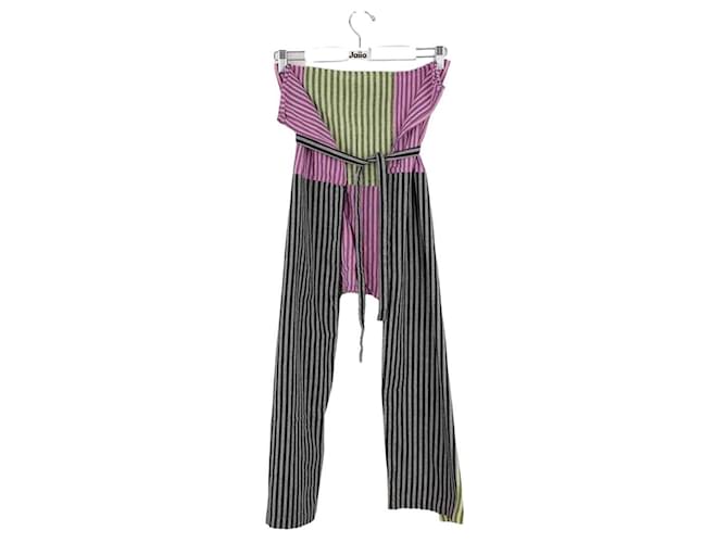 Autre Marque Pantalon en coton Multicolore  ref.1385538