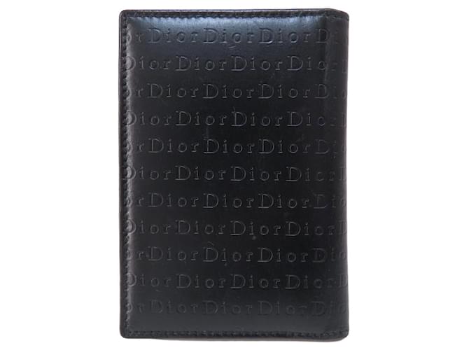 DIOR Schwarz Leder  ref.1385572