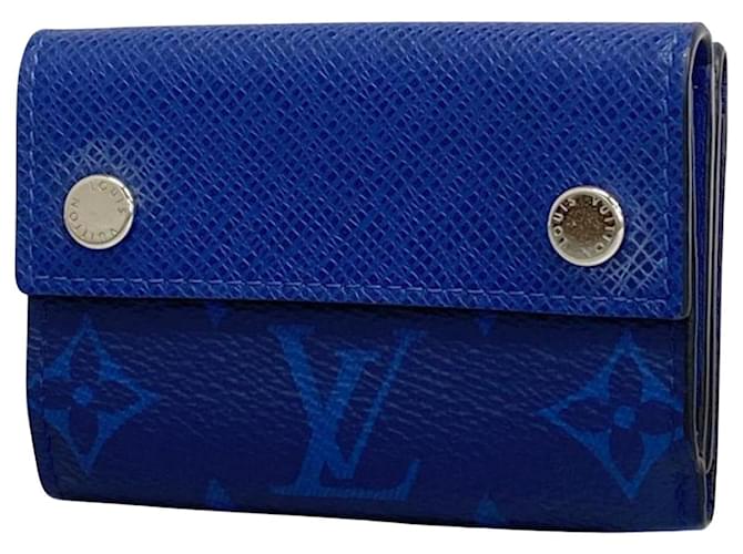 Descoberta compacta da Louis Vuitton Azul marinho Lona  ref.1385574