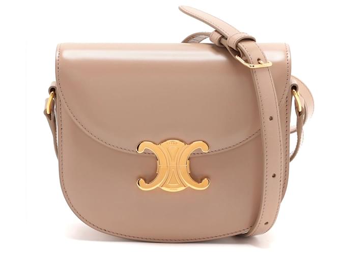 Céline CELINE Sacs à main Triomphe Cuir Marron  ref.1385579