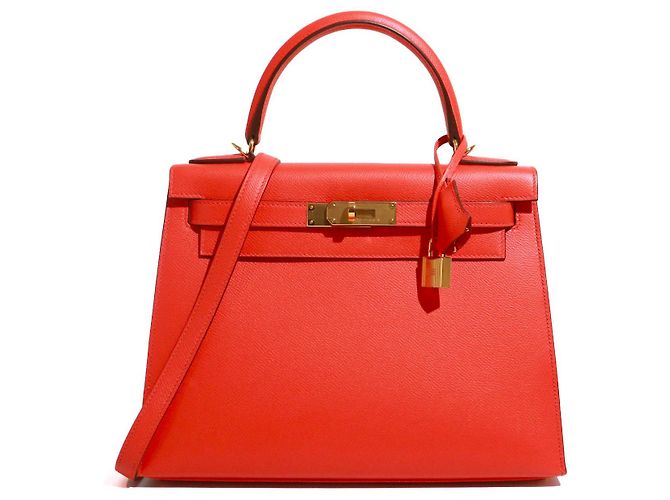 Hermès HERMES Handbags Kelly 28 Red