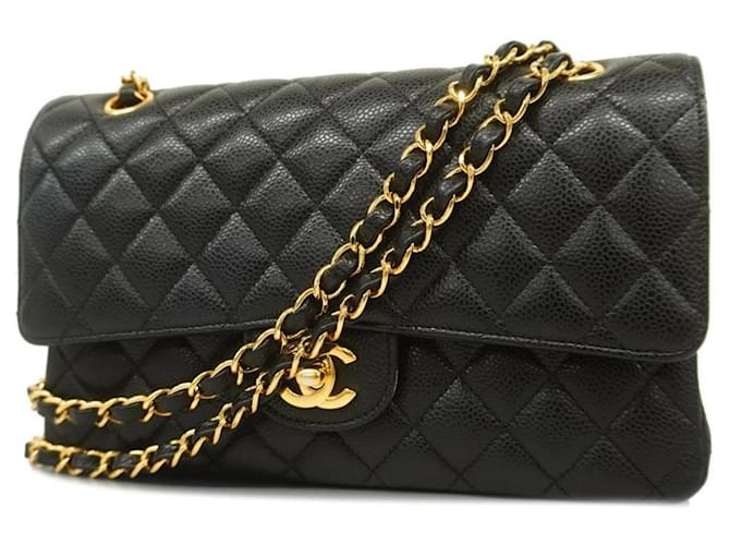 Chanel Timeless Black Leather  ref.1385715