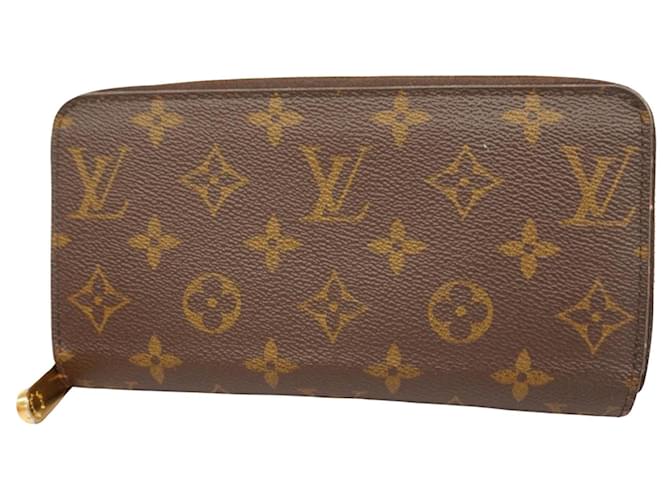 Louis Vuitton Zippy wallet Brown Cloth  ref.1385725
